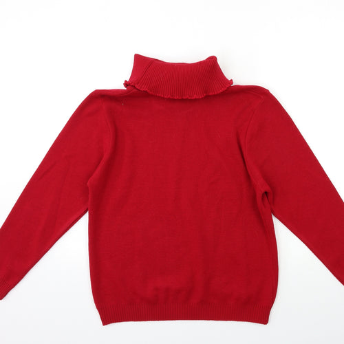 Pure & natural Womens Red  Knit Pullover Jumper Size M