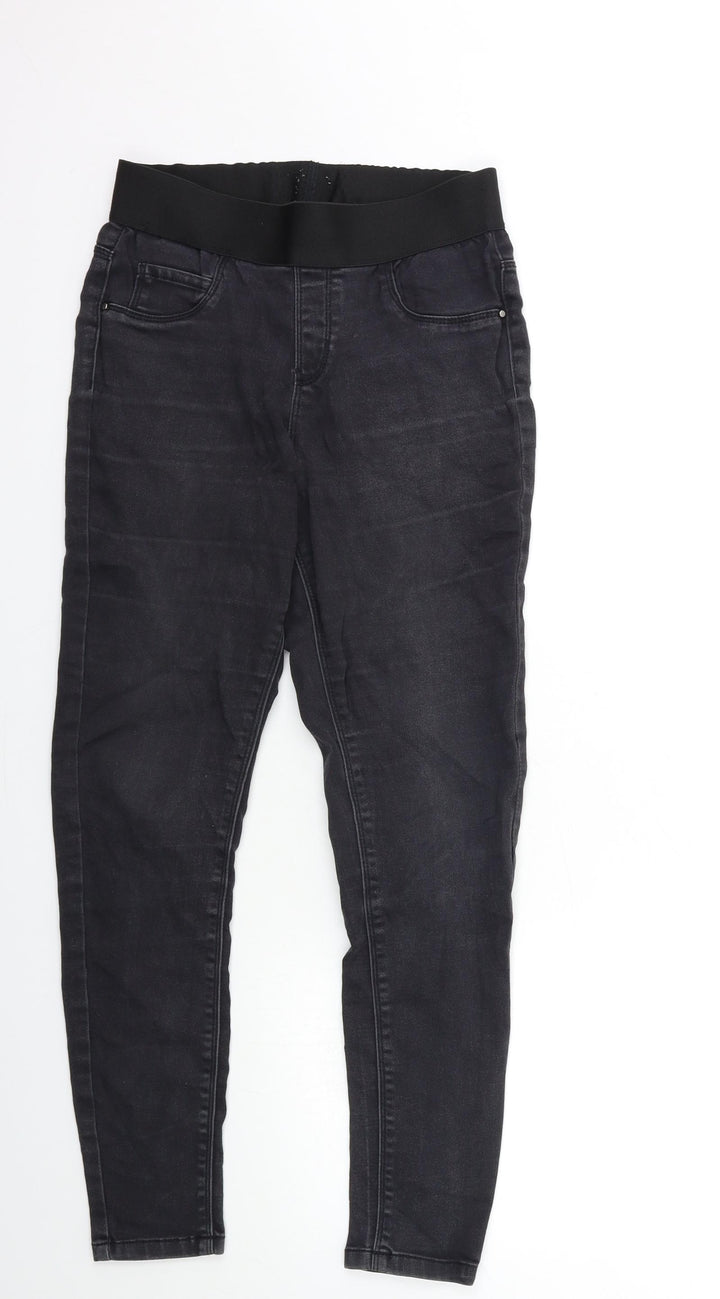 Preworn Womens Black  Denim Jegging Jeans Size 26 in L28 in