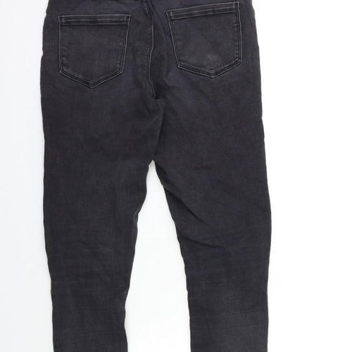 Preworn Womens Black  Denim Jegging Jeans Size 26 in L28 in