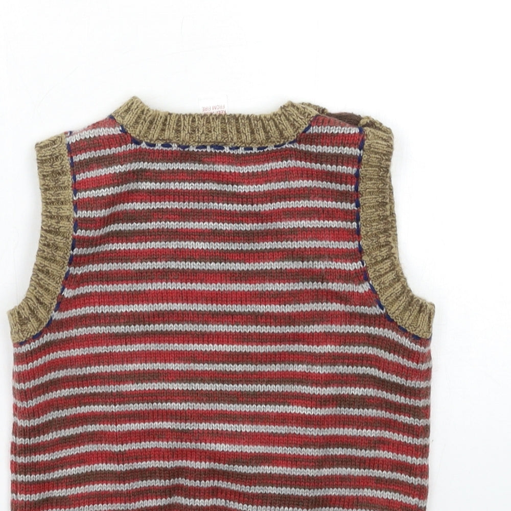 NEXT Baby Brown Striped Knit Pullover Jumper Size 12-18 Months