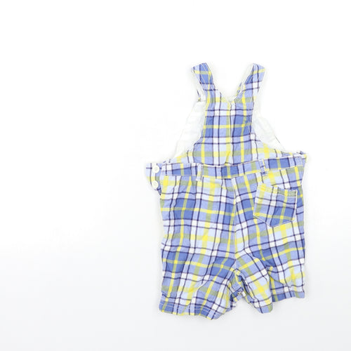 NEXT Baby Blue Check  Cargo Trousers Size 9-12 Months