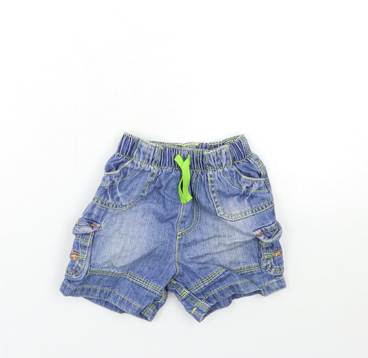 George Baby Blue  Denim Cropped Jeans Size 9-12 Months