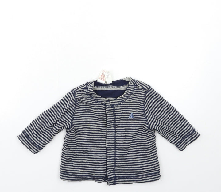 Gap Baby Grey Striped Pullover Jumper Size 3-6 Months