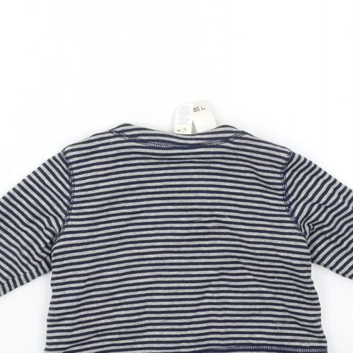 Gap Baby Grey Striped  Pullover Jumper Size 3-6 Months
