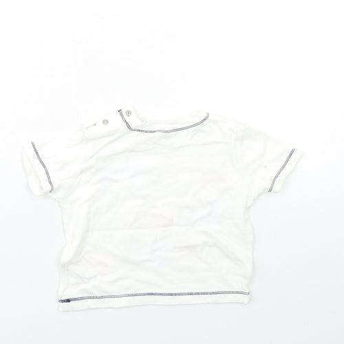 F&F Baby White   Basic T-Shirt Size 9-12 Months