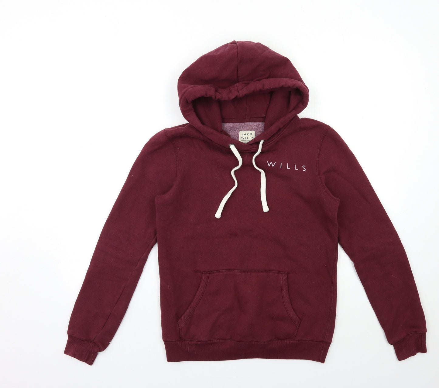 Jack Wills Womens Red   Pullover Hoodie Size 6