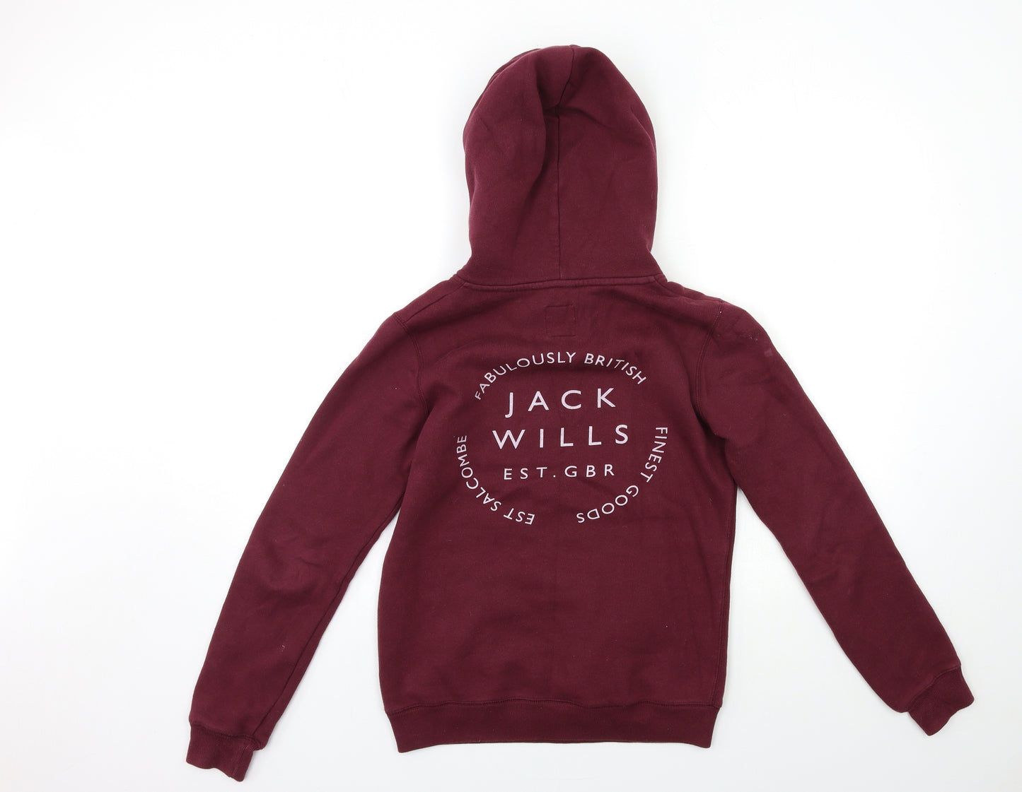 Jack Wills Womens Red   Pullover Hoodie Size 6