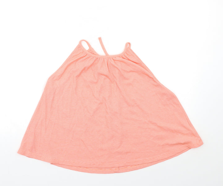 Atmosphere Womens Orange Basic Tank Size 4
