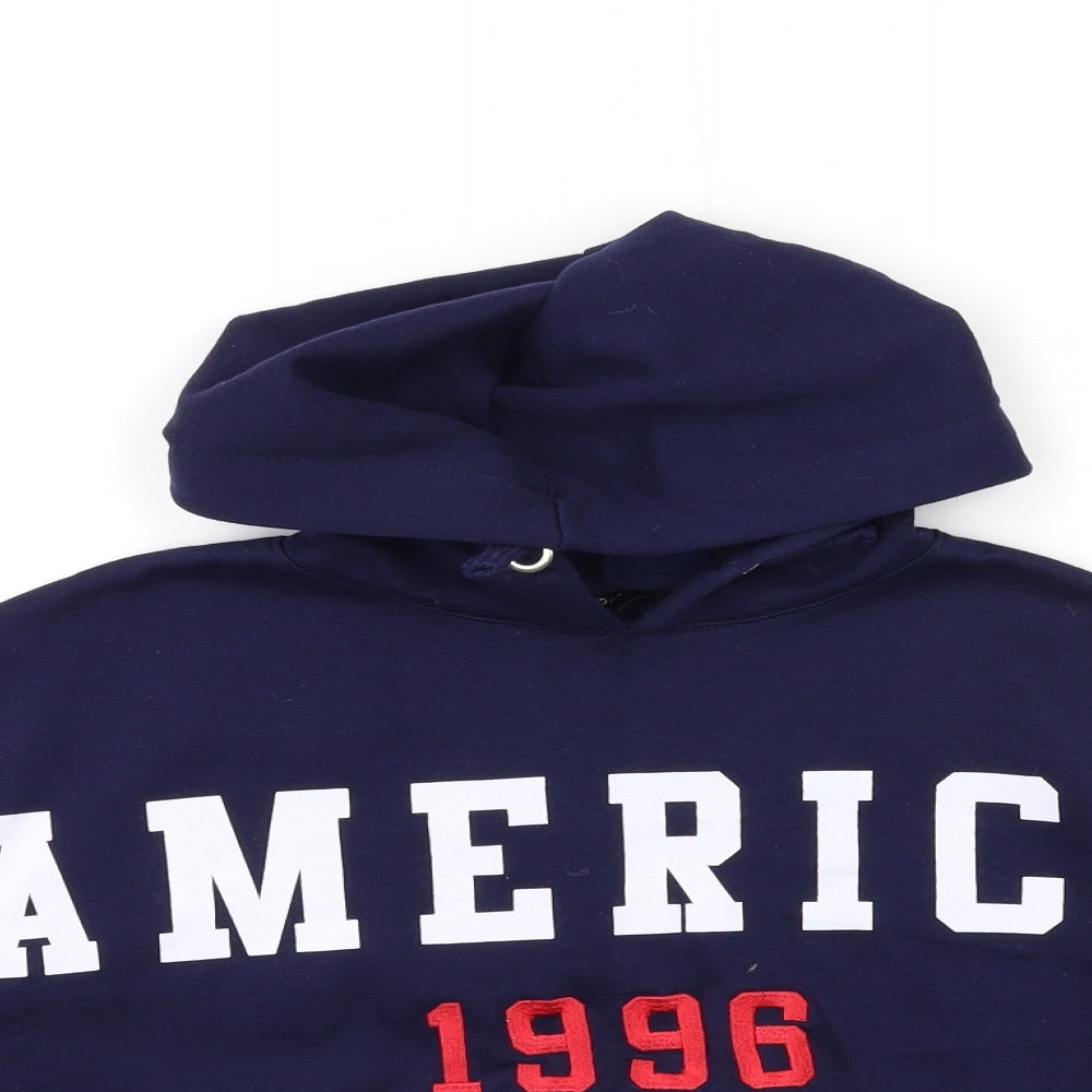New Look Girls Blue   Pullover Hoodie Size 12 Years