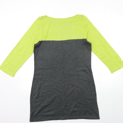 George Womens Grey  Knit Jumper Dress  Size 10