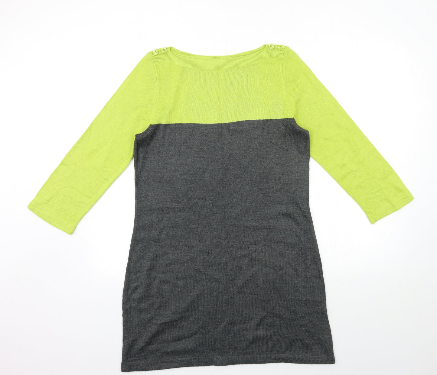George Womens Grey  Knit Jumper Dress  Size 10