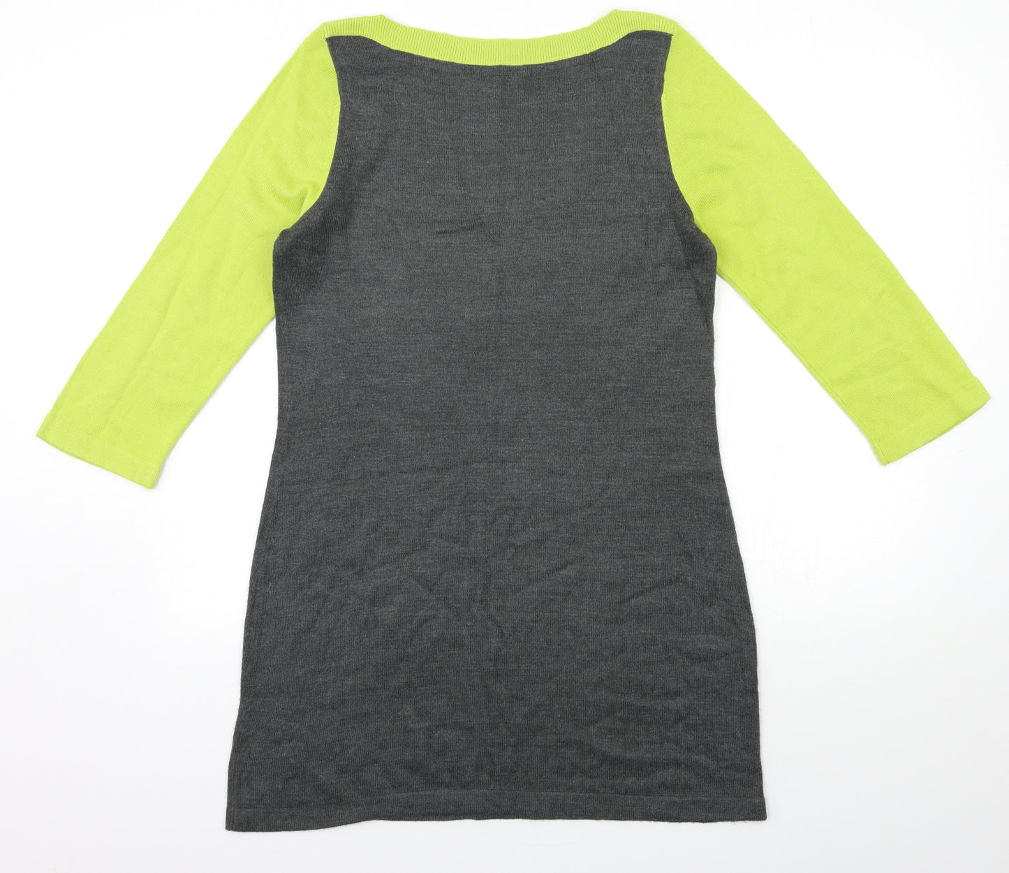 George Womens Grey  Knit Jumper Dress  Size 10