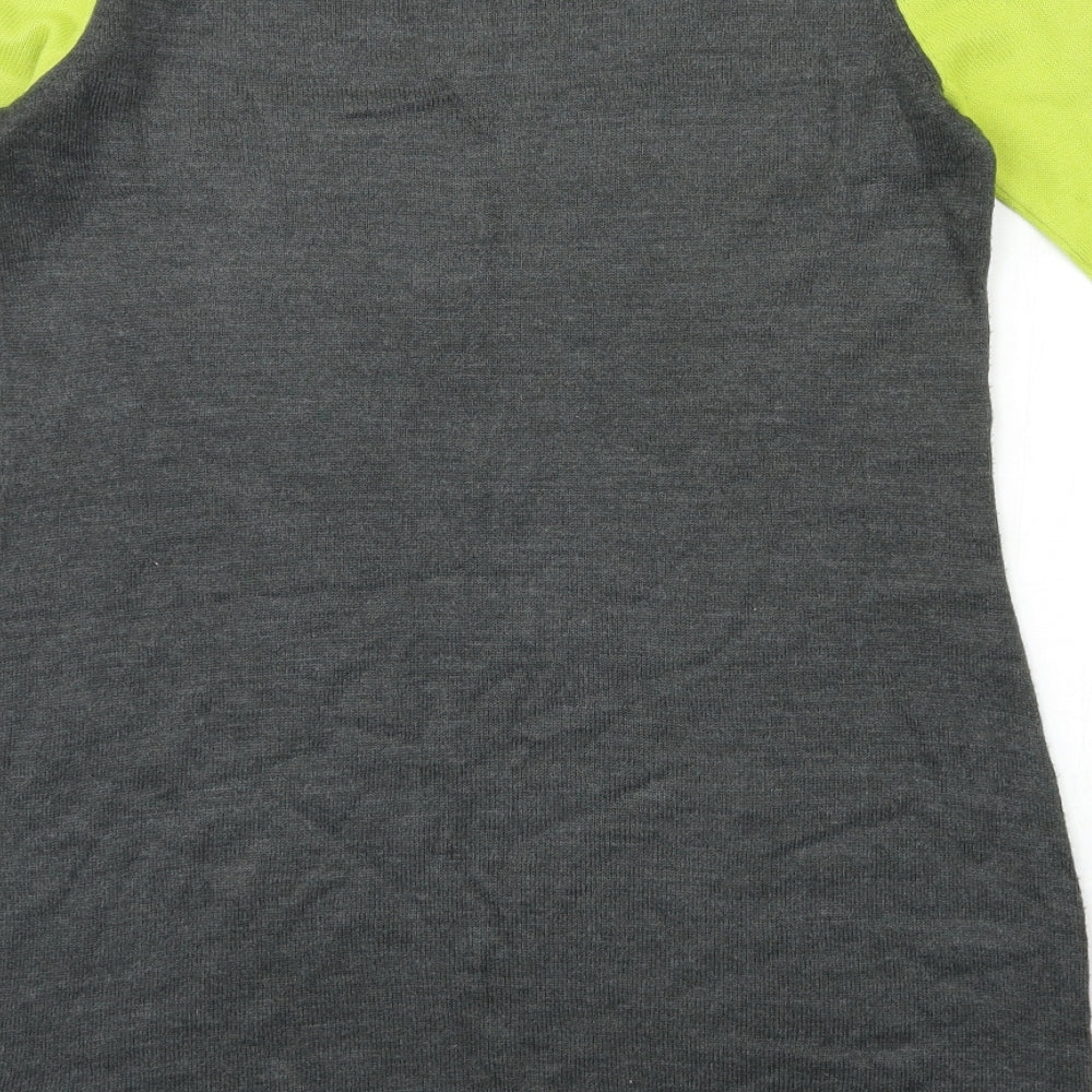 George Womens Grey  Knit Jumper Dress  Size 10