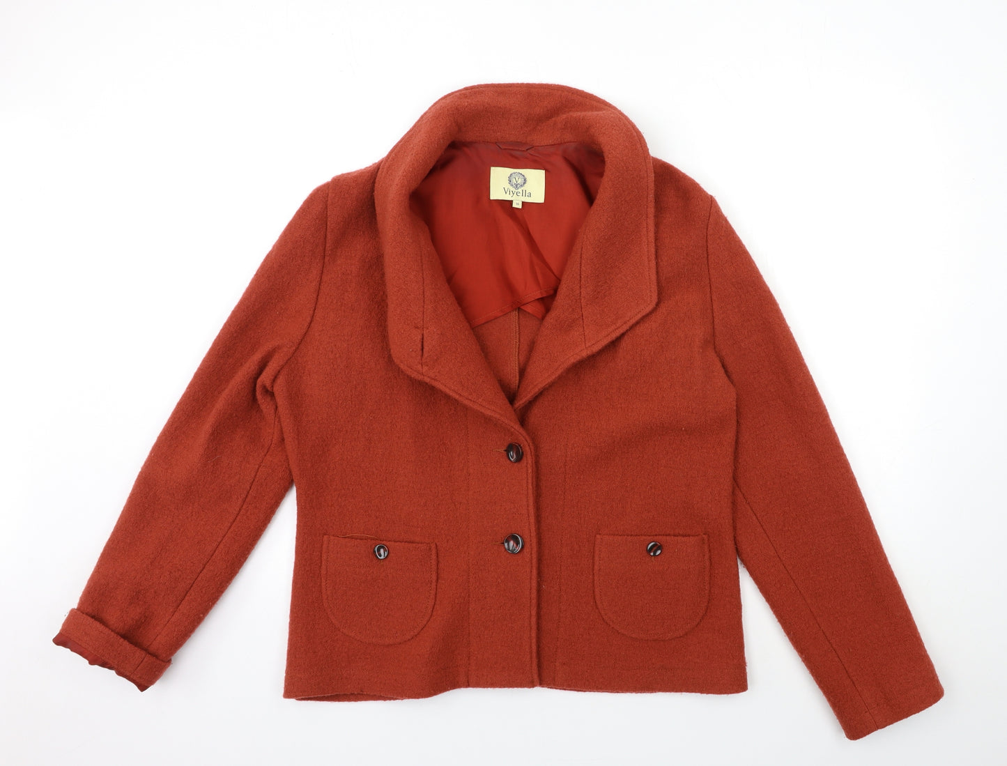 Viyella Womens Orange   Jacket  Size 16