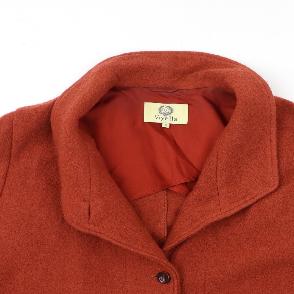 Viyella Womens Orange   Jacket  Size 16