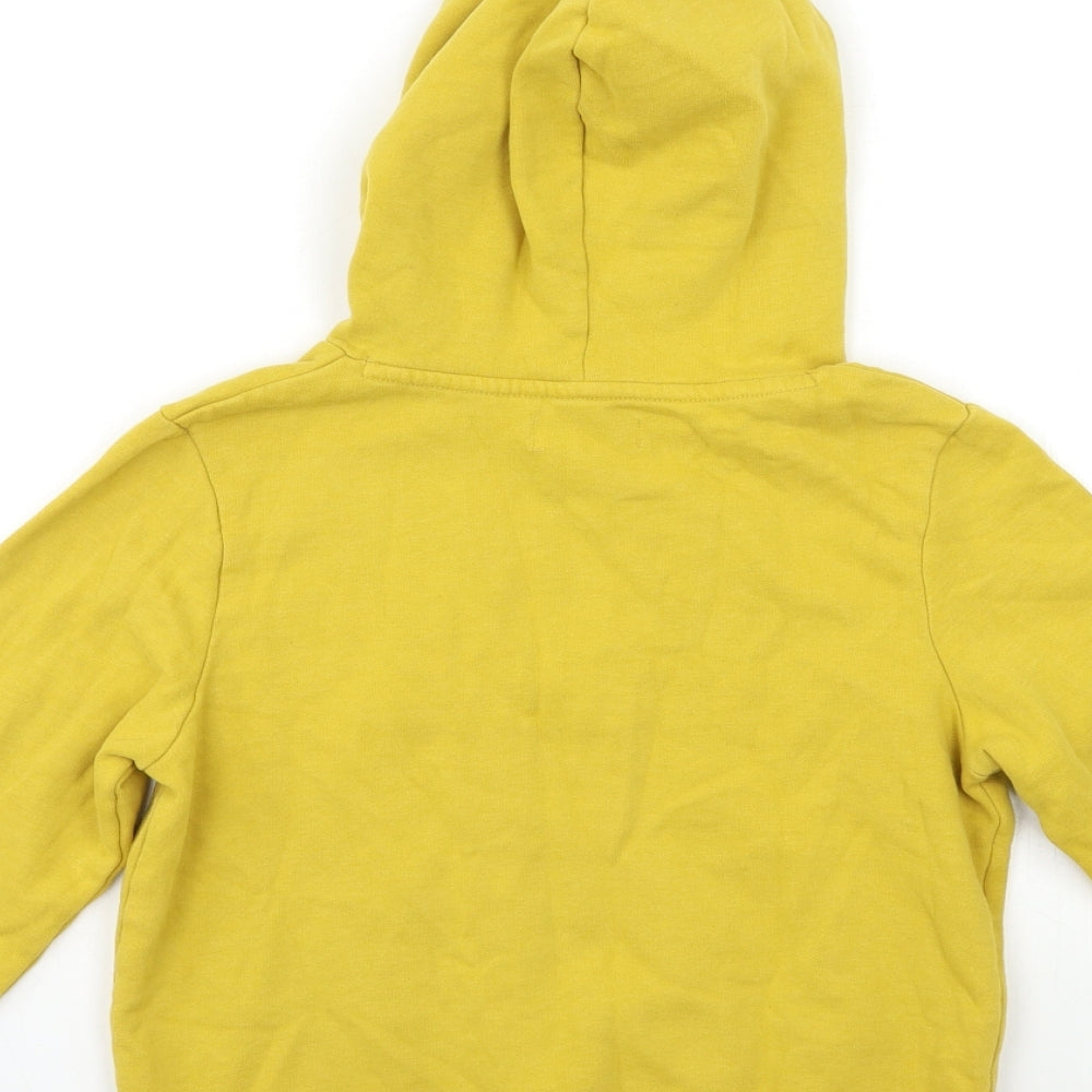 Preworn Boys Yellow   Pullover Hoodie Size 10 Years