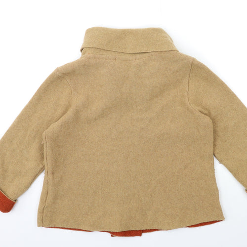 Chiaramente Womens Beige  Knit Cardigan Jumper Size M