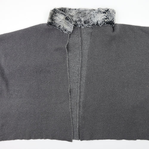 Marks and Spencer Womens Grey  Knit Cardigan Jumper One Size