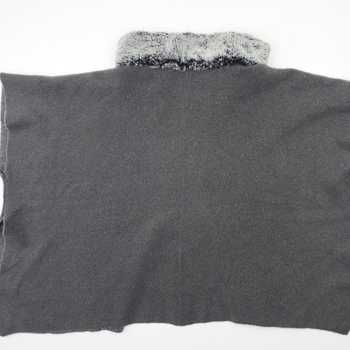 Marks and Spencer Womens Grey  Knit Cardigan Jumper One Size