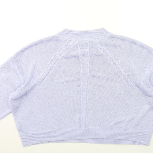 Per Una Womens Blue  Knit Pullover Jumper Size XL