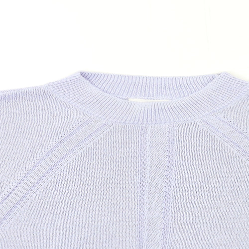 Per Una Womens Blue  Knit Pullover Jumper Size XL
