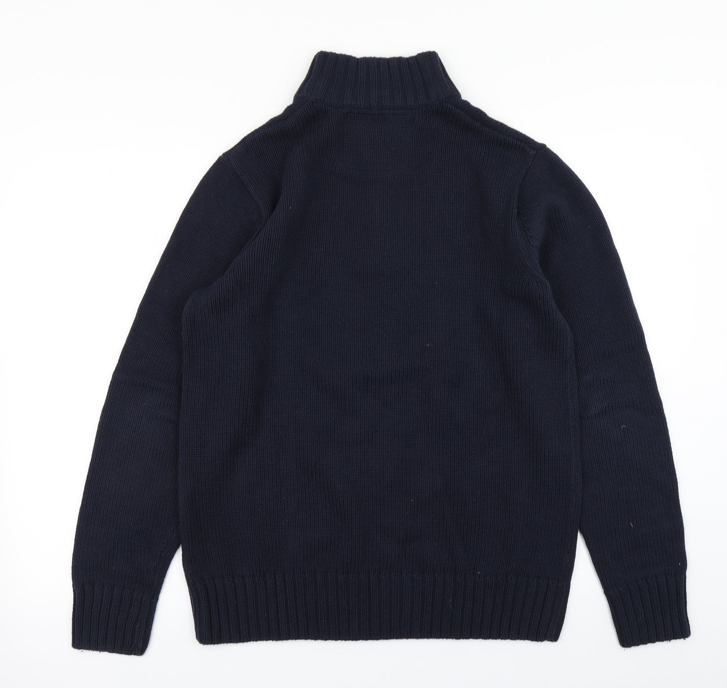 Charles Wilson Mens Blue  Knit Pullover Jumper Size L