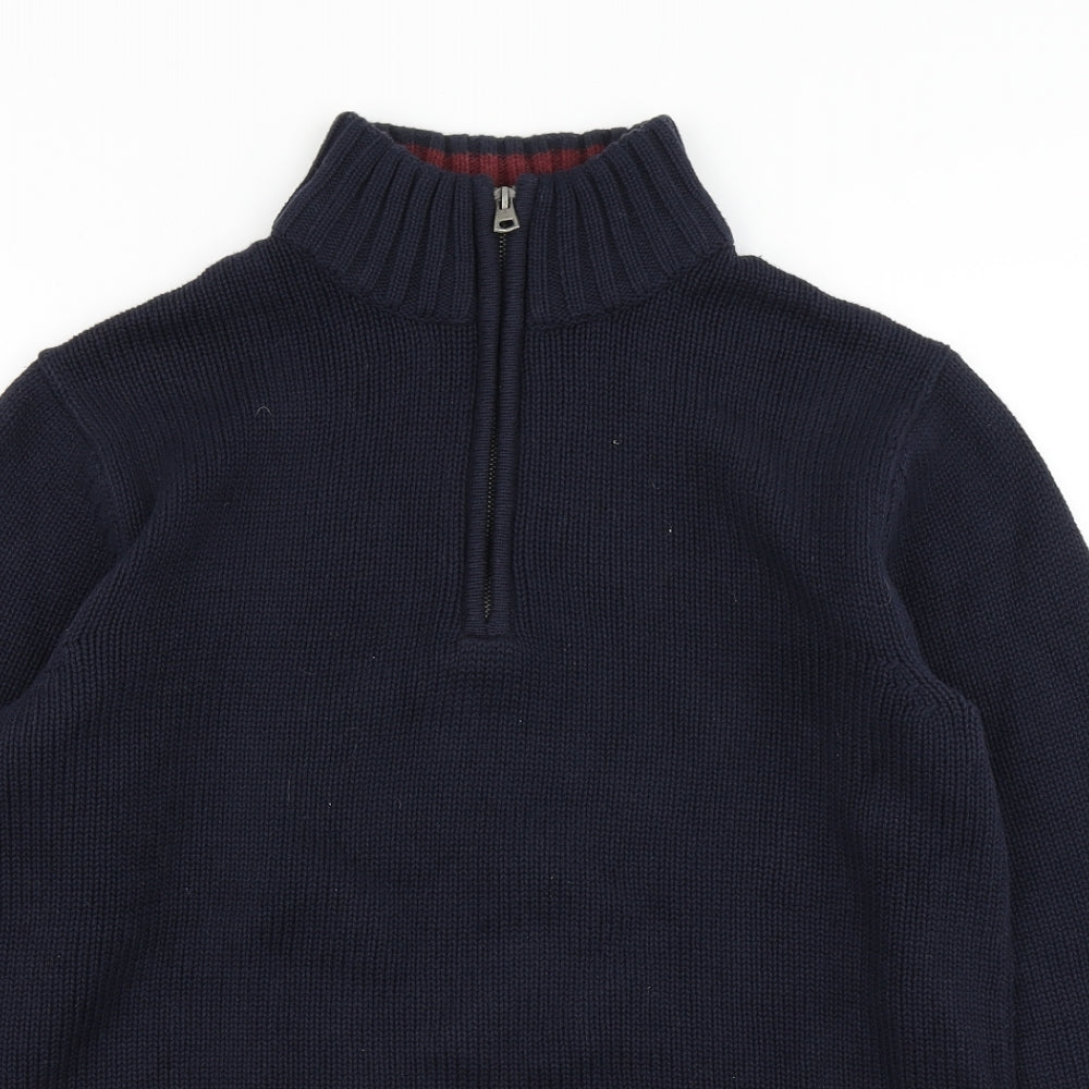 Charles Wilson Mens Blue  Knit Pullover Jumper Size L