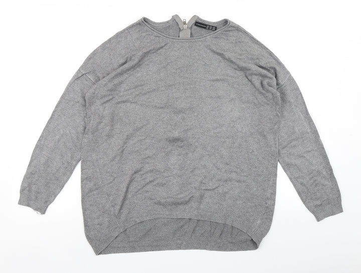 Atmosphere Womens Grey Basic T-Shirt Size M