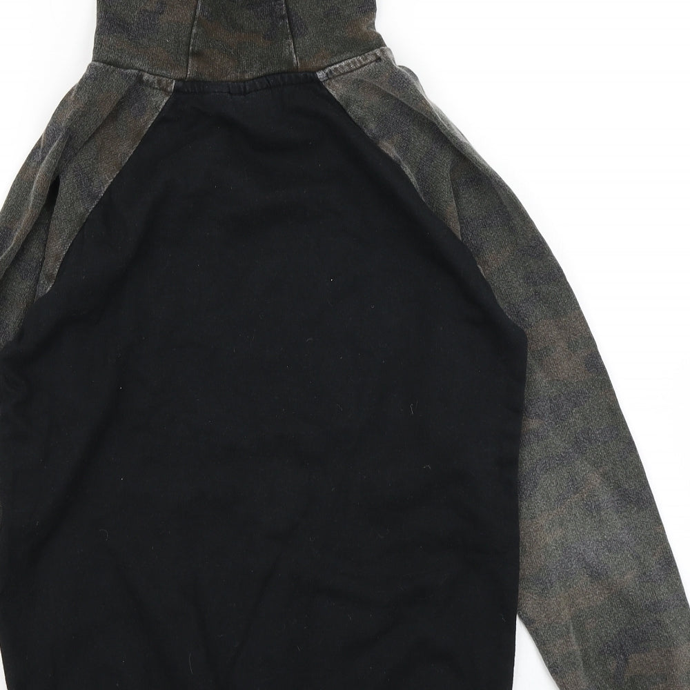 Primark Boys Green Camouflage  Pullover Hoodie Size 12-13 Years  - Playstation
