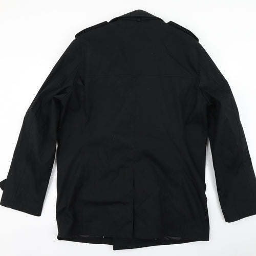 NEXT Womens Black   Overcoat Coat Size XL