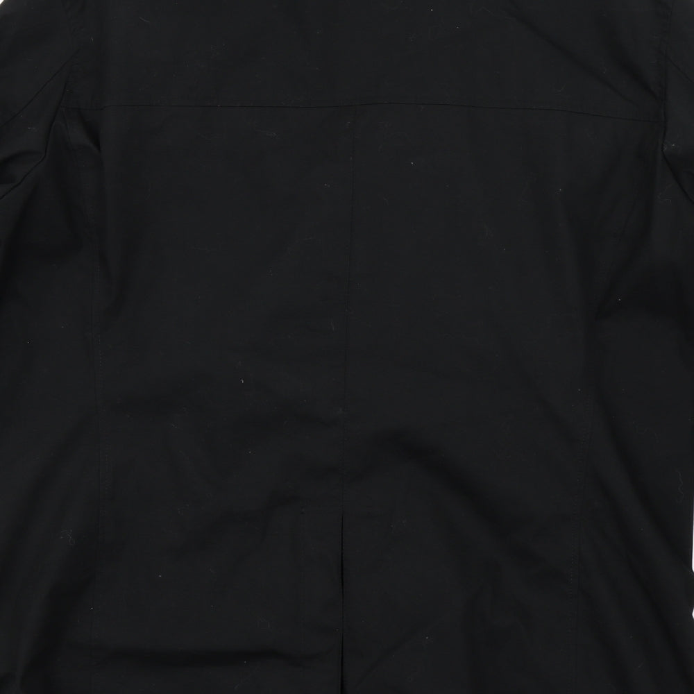 NEXT Womens Black   Overcoat Coat Size XL
