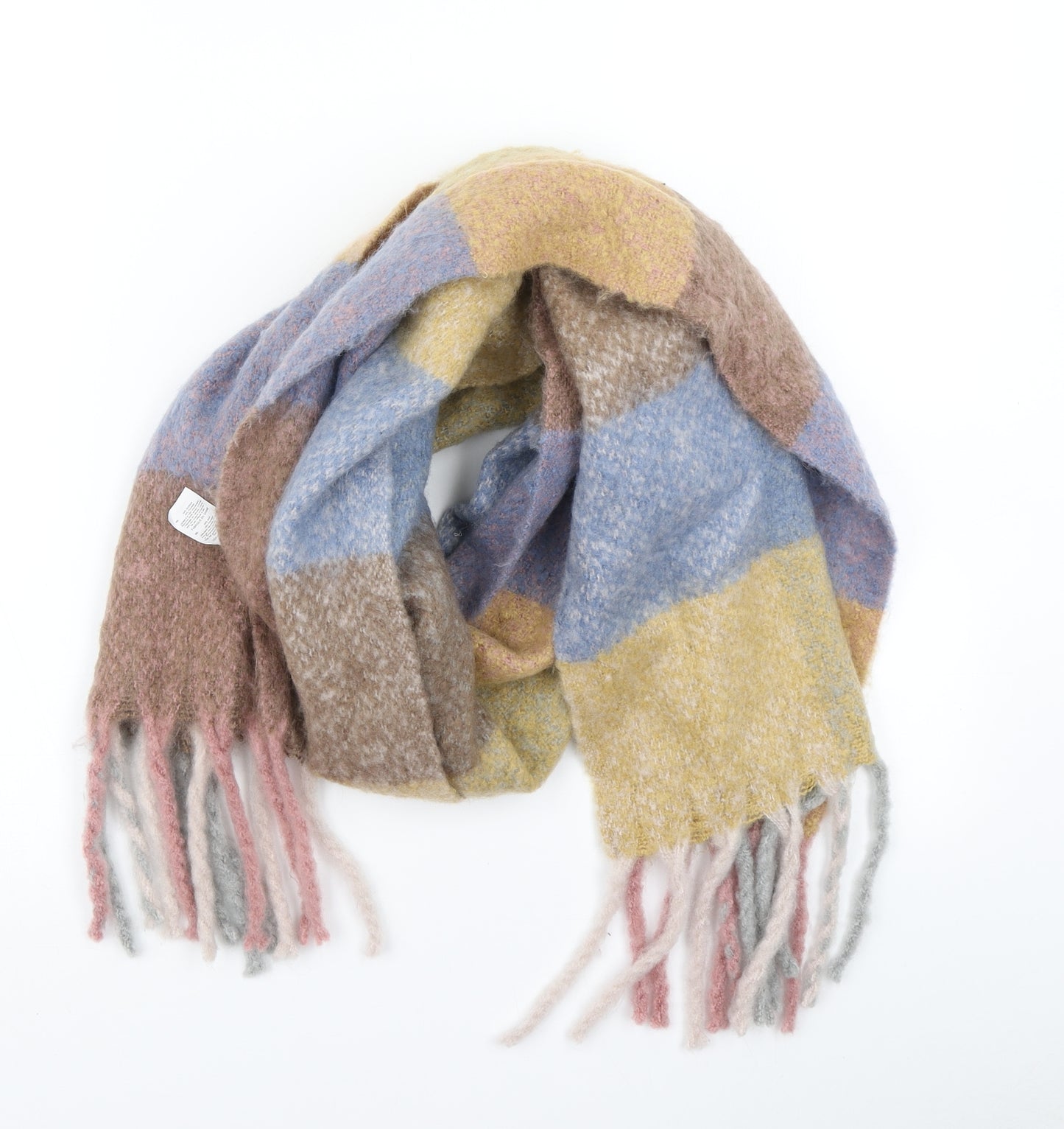 New Look Womens Brown Striped Knit  Scarf