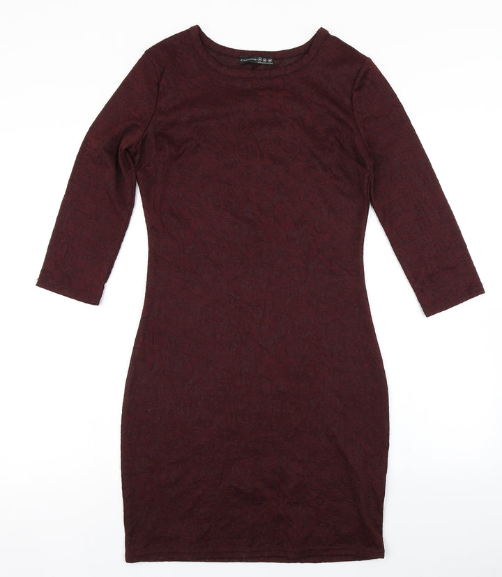 Atmosphere Womens Purple Floral  Bodycon  Size 10
