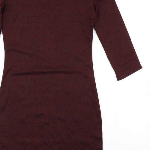 Atmosphere Womens Purple Floral  Bodycon  Size 10
