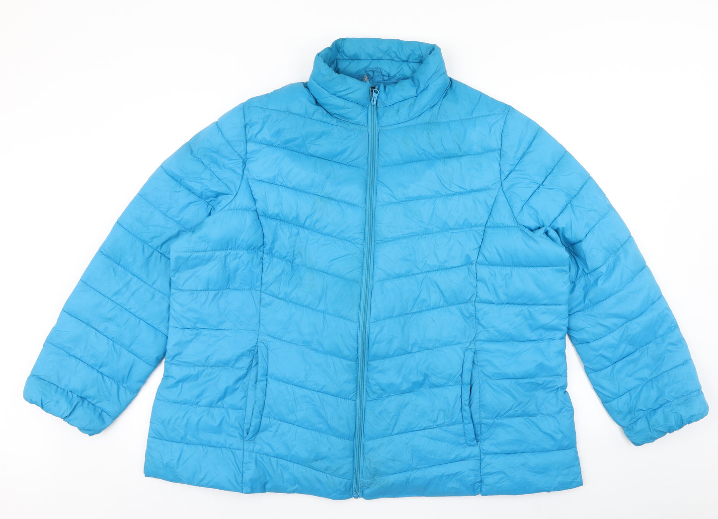 George Womens Blue   Puffer Jacket Coat Size 24