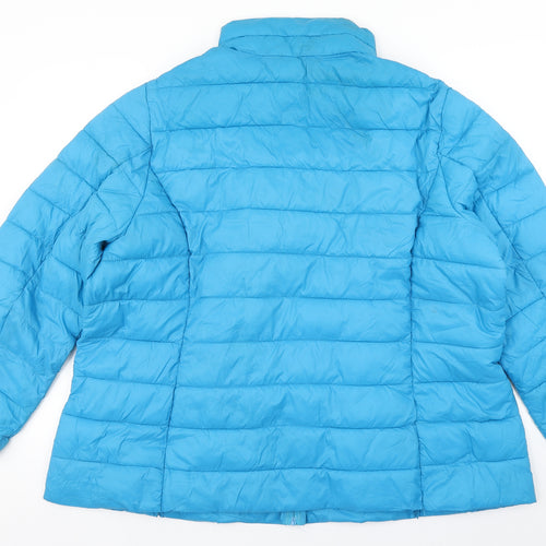 George Womens Blue   Puffer Jacket Coat Size 24