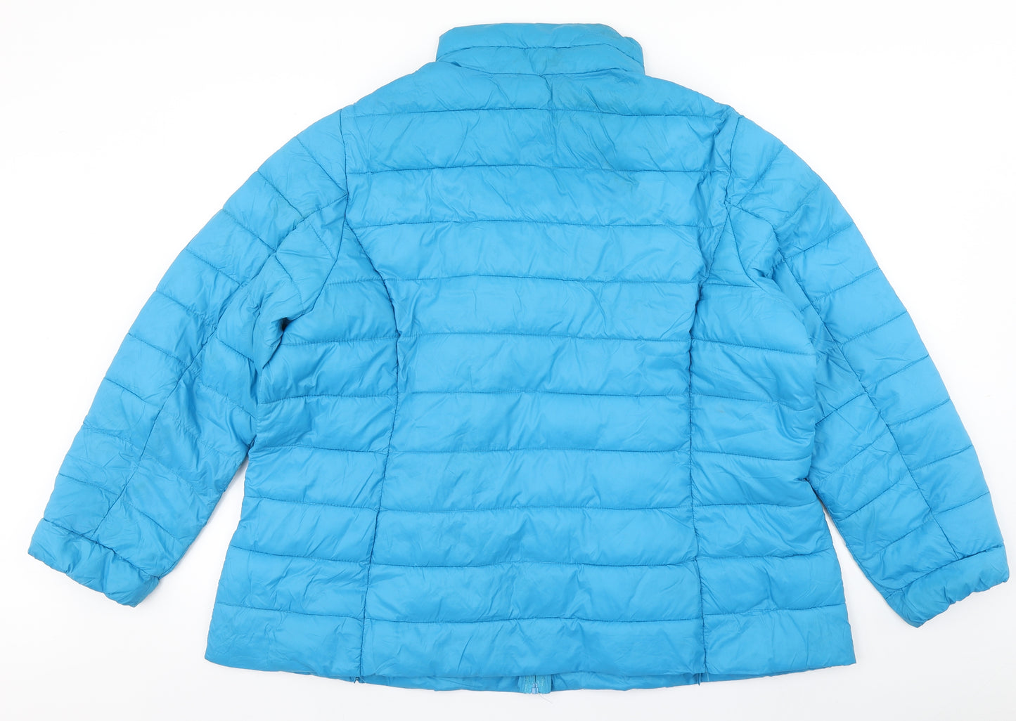 George Womens Blue   Puffer Jacket Coat Size 24