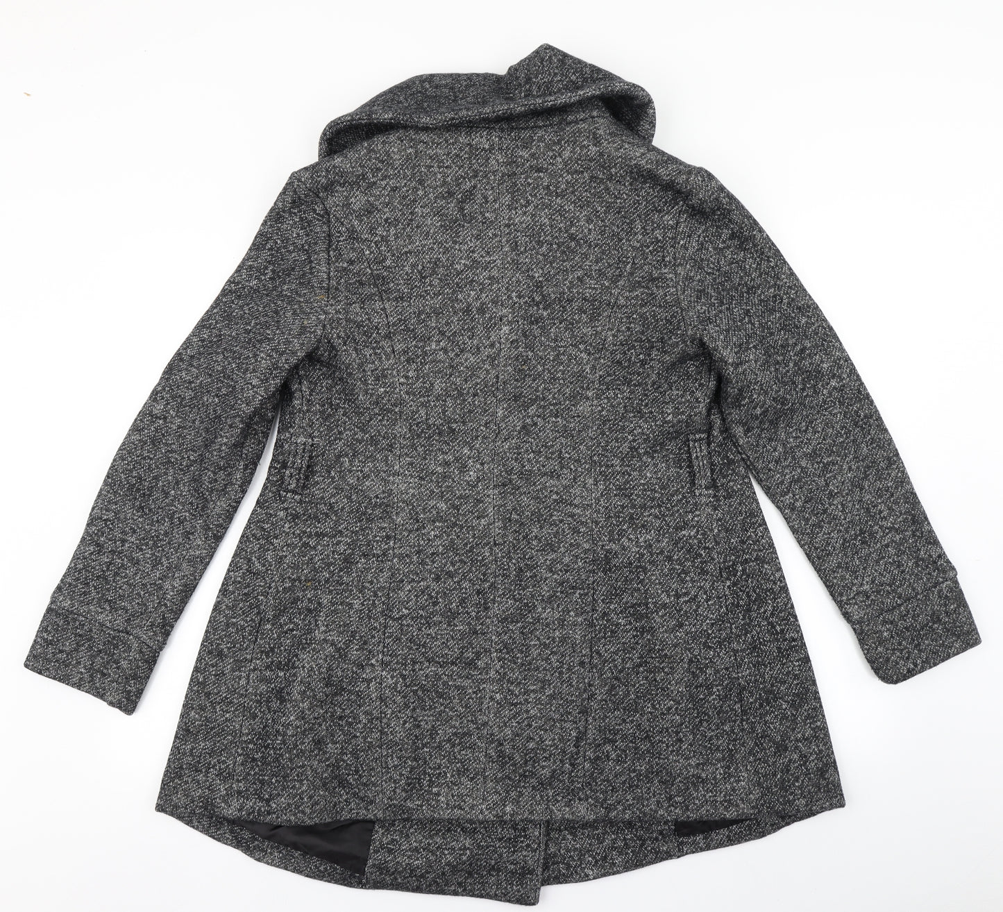 New Look Womens Grey   Overcoat Coat Size 10