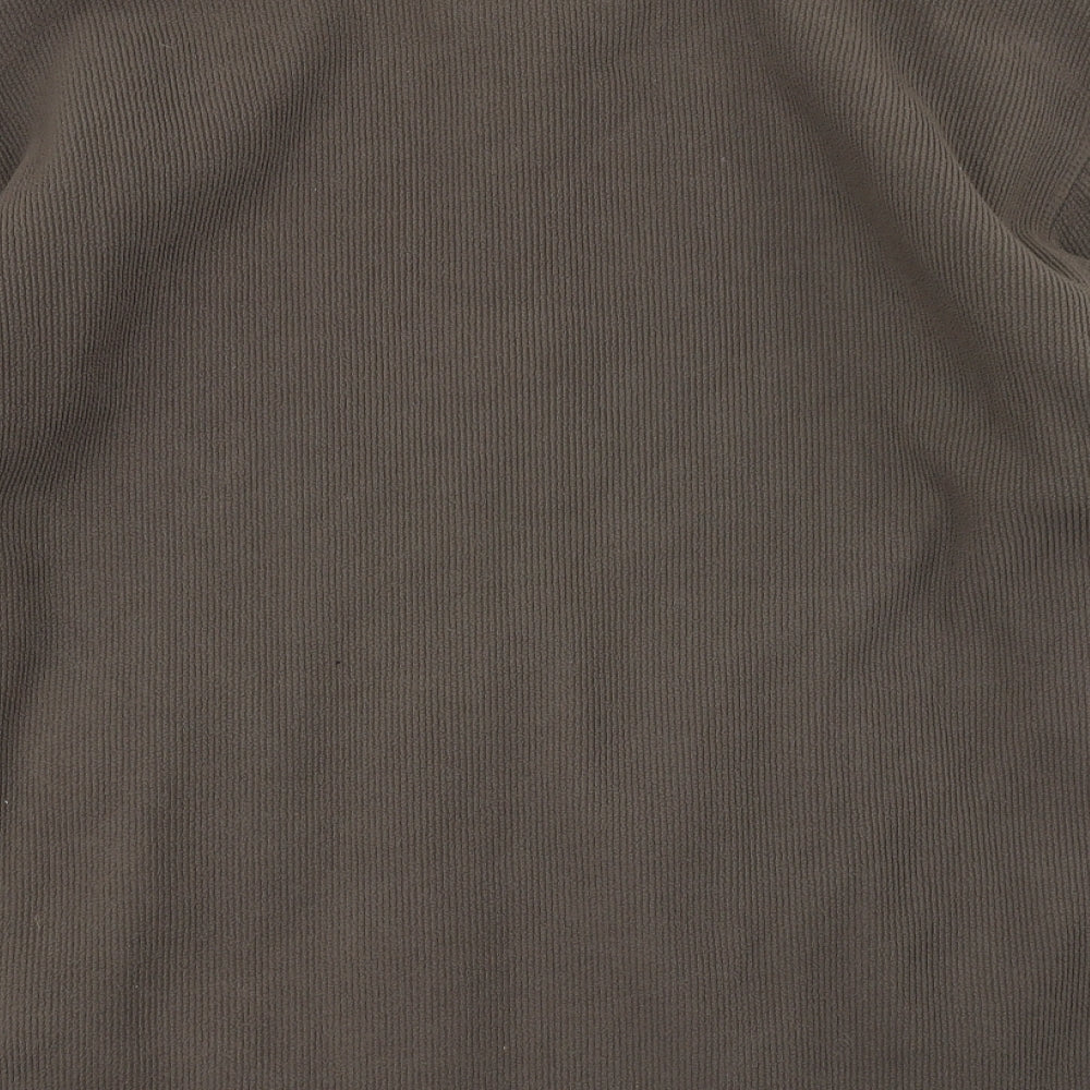 Active by CedarWood State Mens Brown  Fleece Jacket  Size L