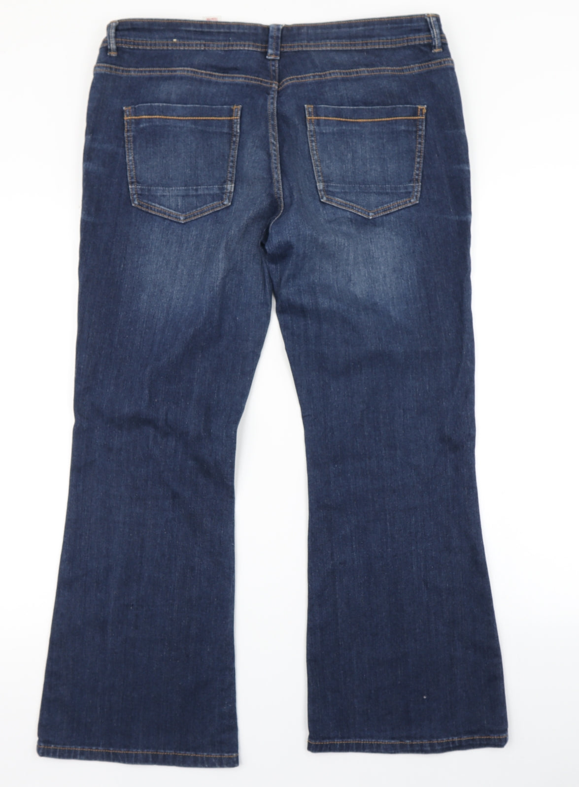 NEXT Womens Blue  Denim Bootcut Jeans Size 16 L27 in