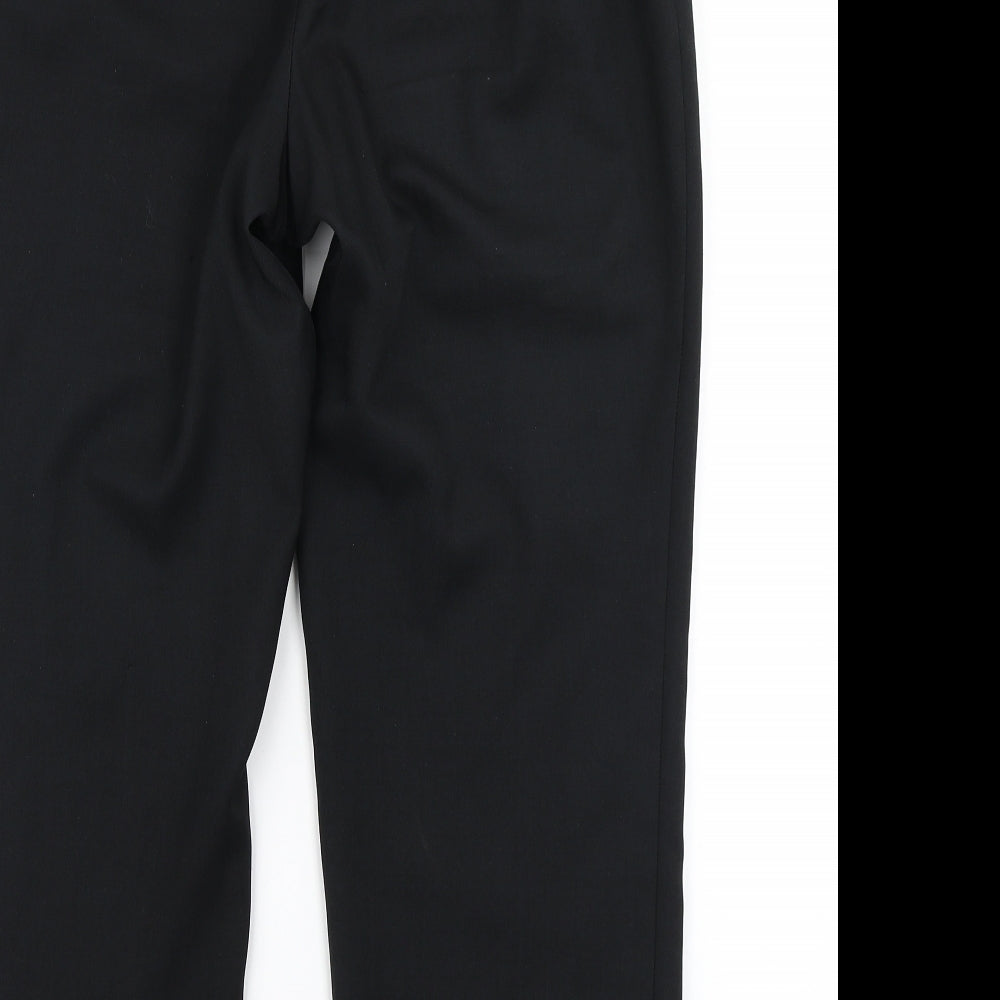 M&S Womens Black   Dress Pants Trousers Size 14 L23 in