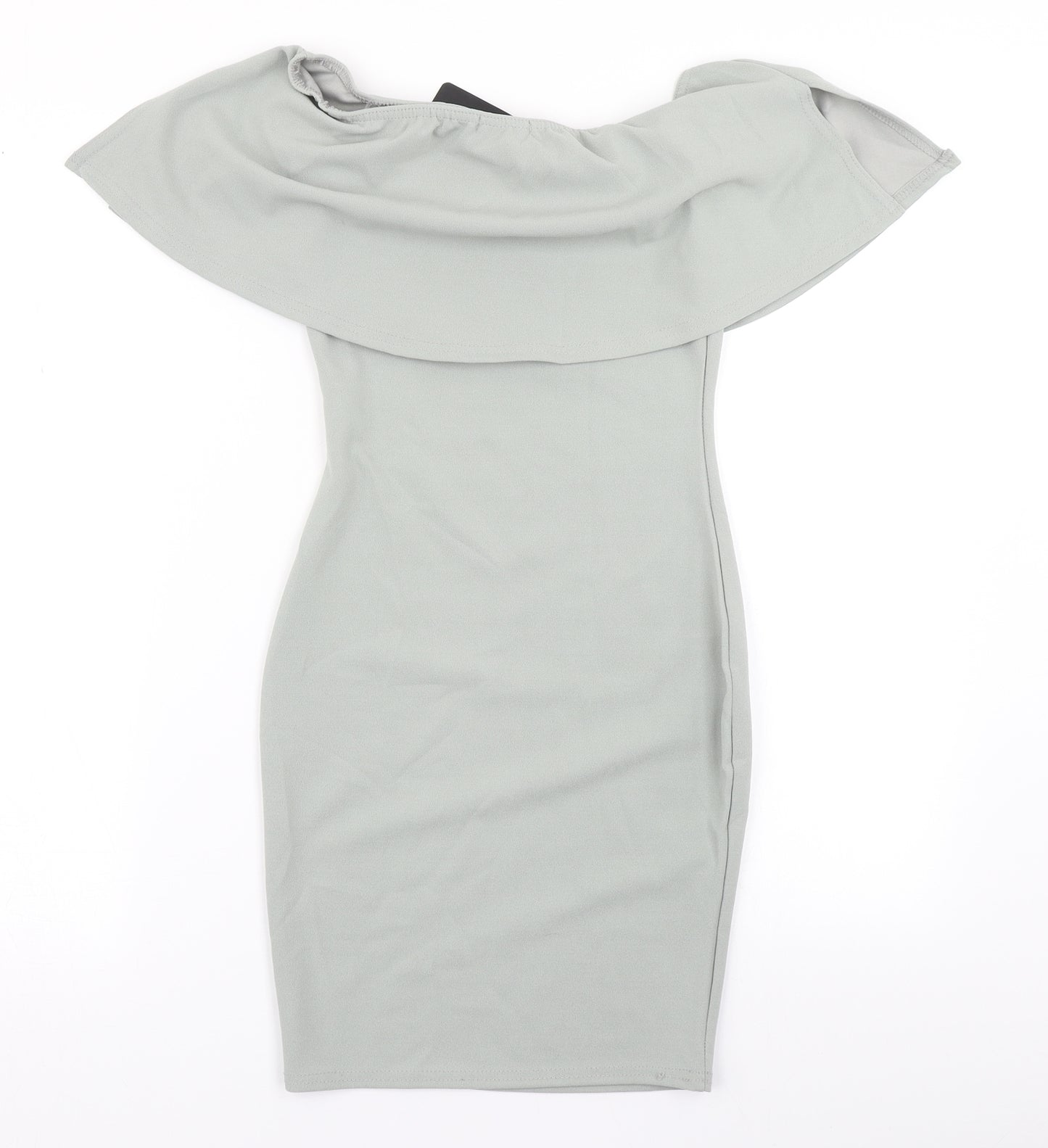 PRETTYLITTLETHING Womens Green   Bodycon  Size 6
