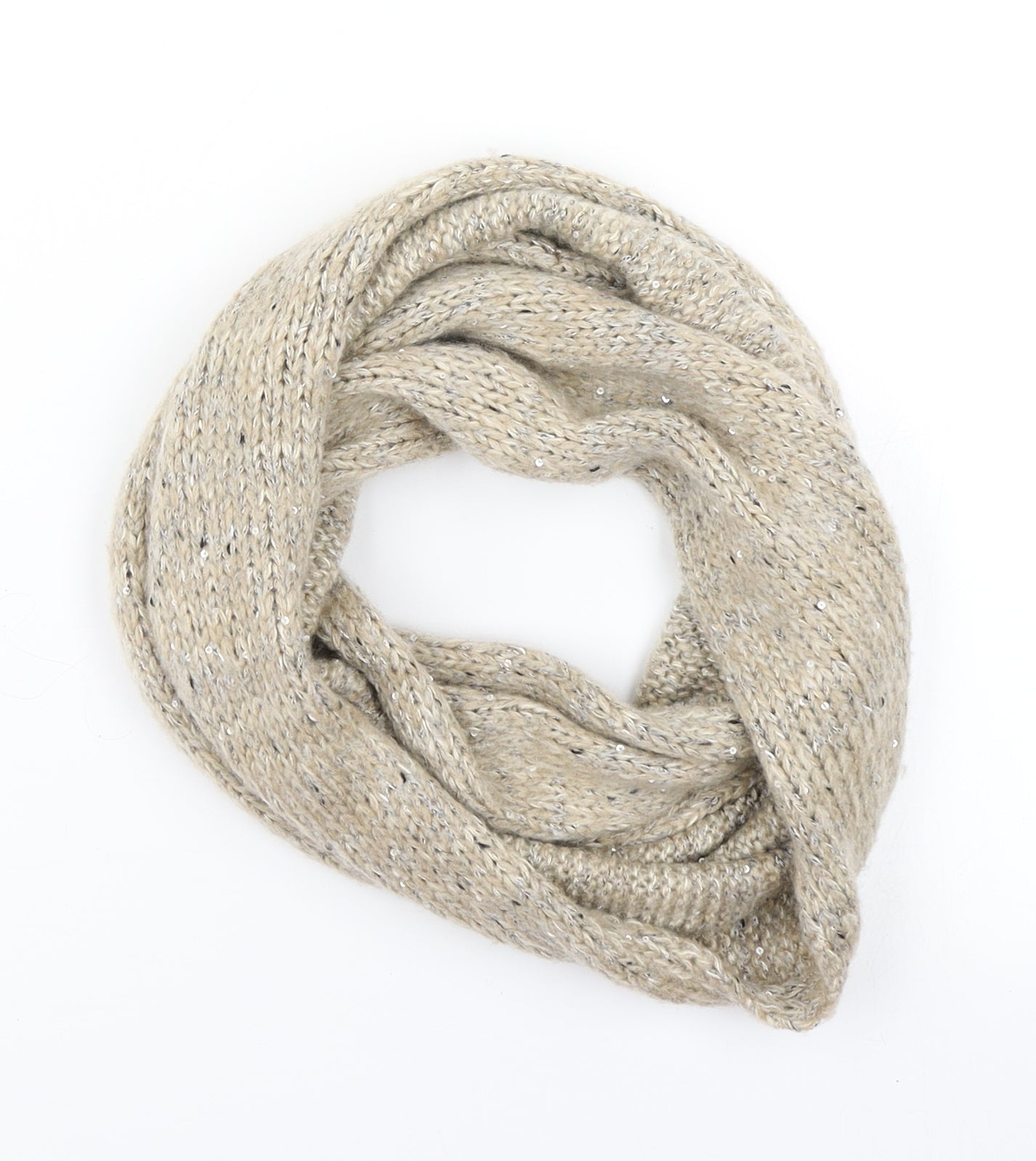 TU Womens Brown  Knit  Scarf