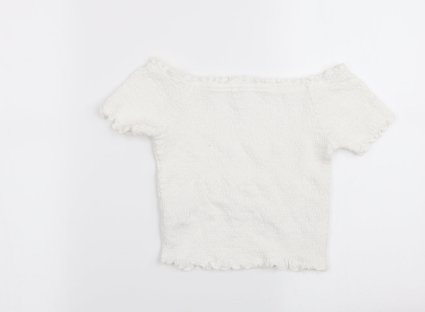 Primark Girls White   Basic T-Shirt Size 11-12 Years