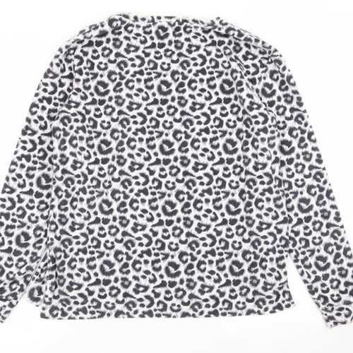 jeff and co Womens Multicoloured Animal Print  Top Pyjama Top Size 8