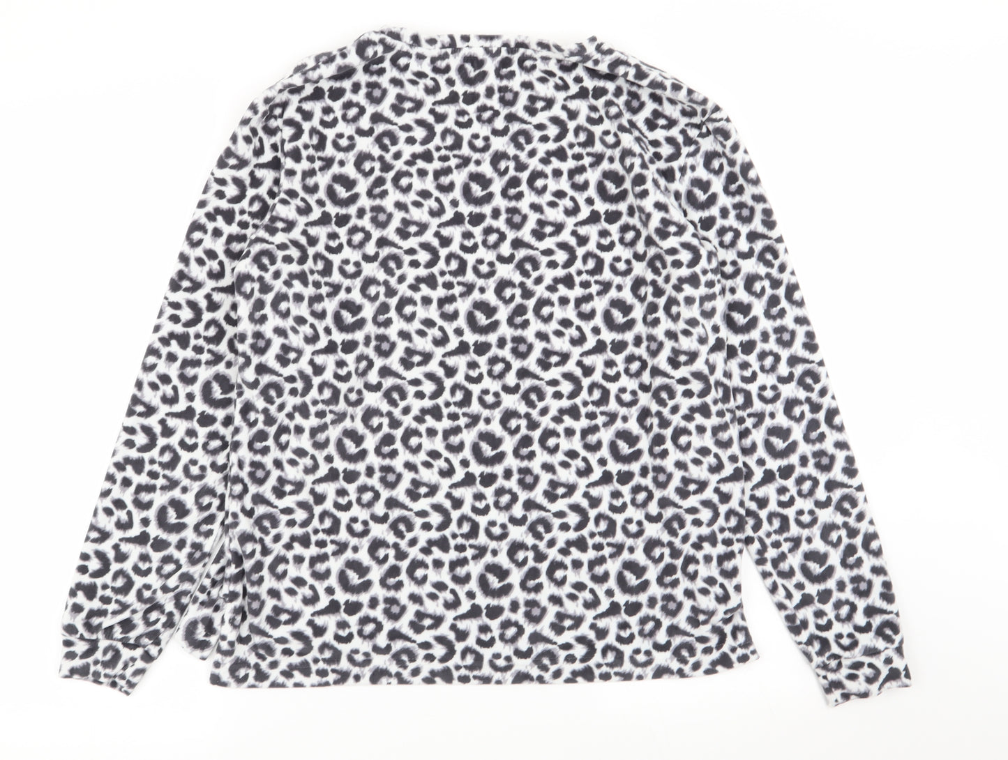 jeff and co Womens Multicoloured Animal Print  Top Pyjama Top Size 8