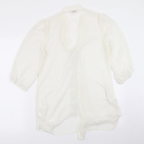 Miss Selfridge Womens White   Basic Blouse Size 12
