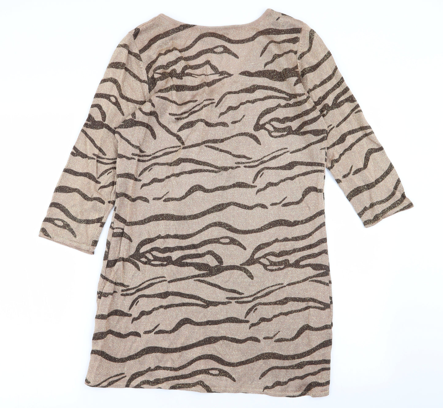 sky designs Womens Multicoloured Animal Print  Fit & Flare  Size S