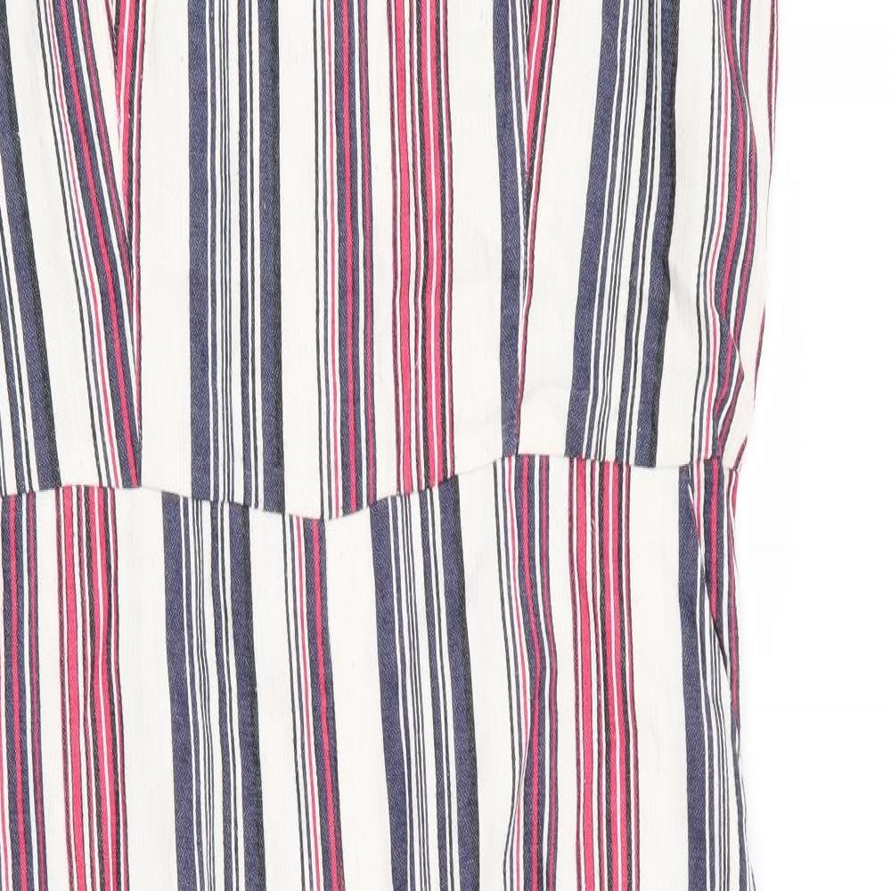 TU Womens Multicoloured Striped  Jumpsuit One-Piece Size 12