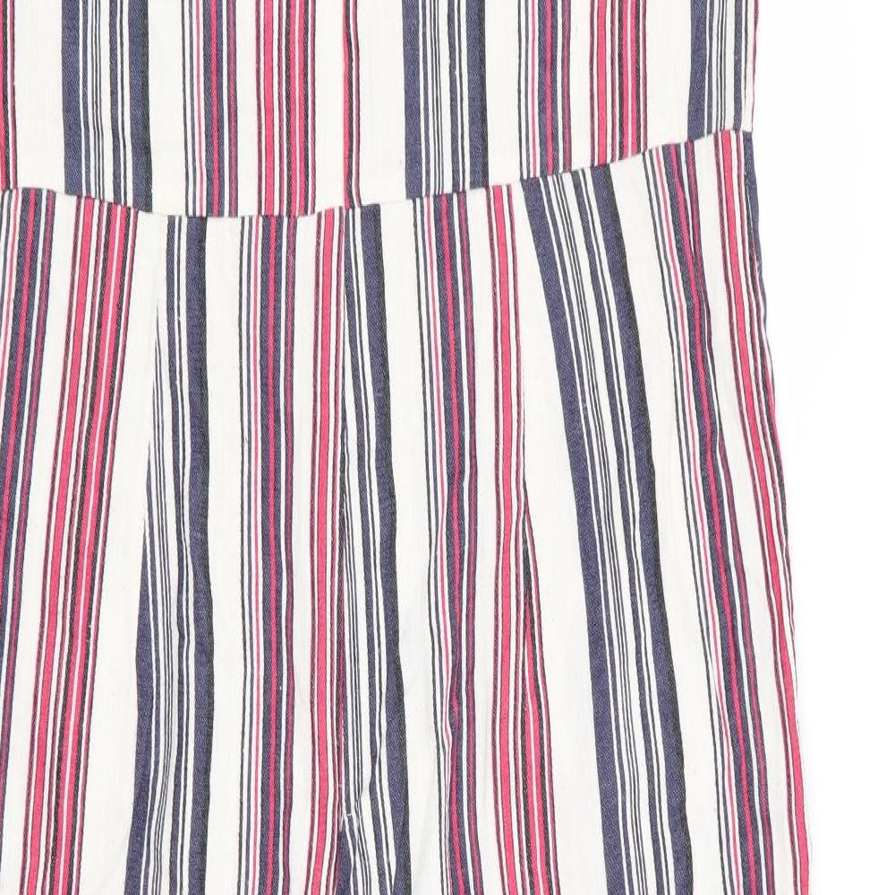 TU Womens Multicoloured Striped  Jumpsuit One-Piece Size 12